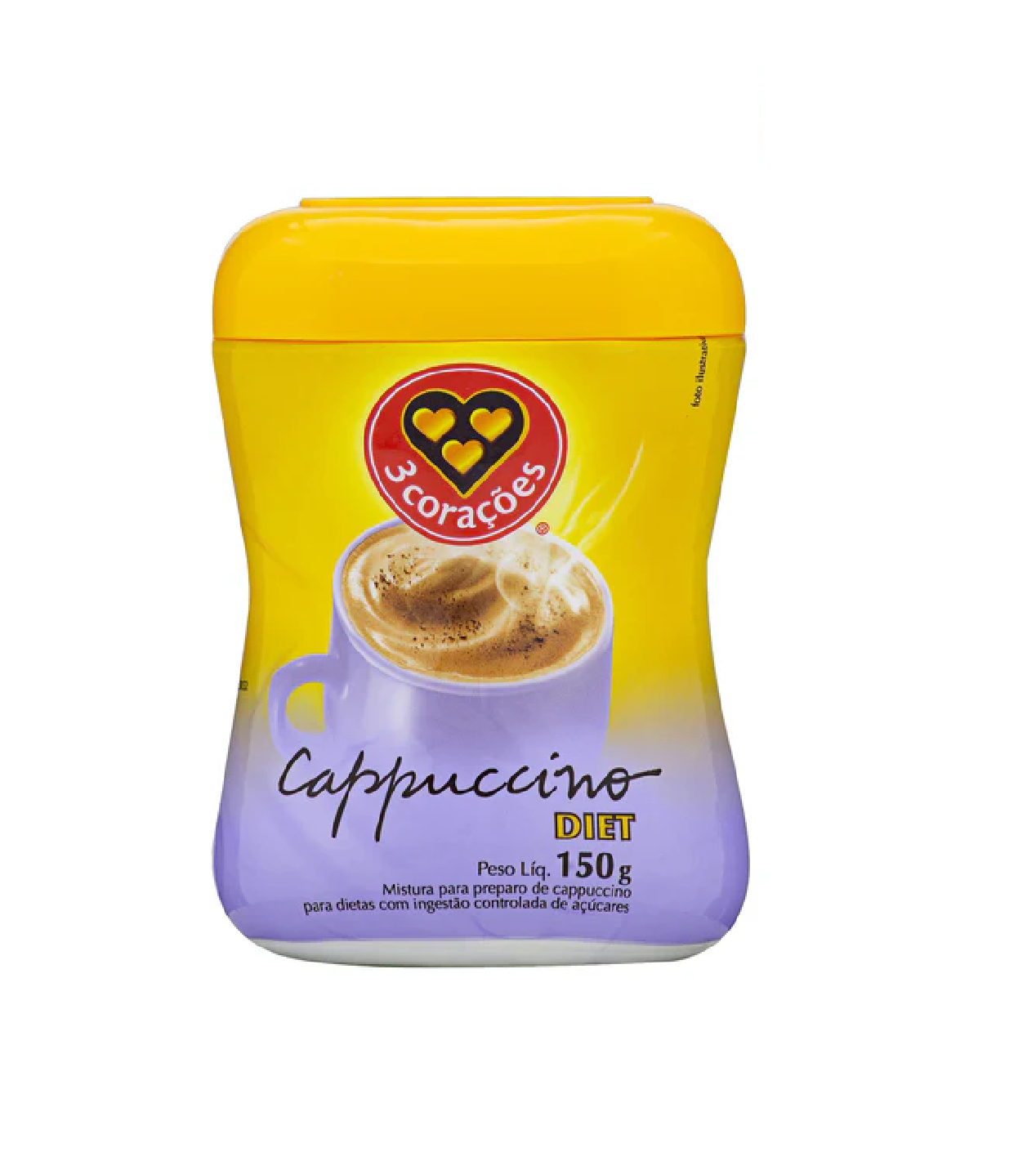 3 Corações - Cappuccino Diet (150g)